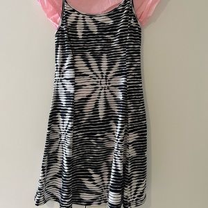 Aqua spaghetti strap dress